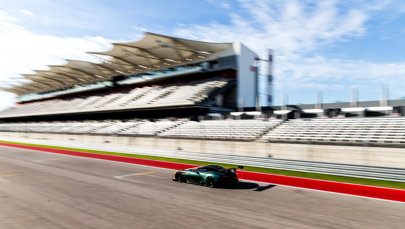 Illustration for article titled Behold The Unfathomably Gorgeous Spectacle Of An Aston Martin Vulcan Track Day